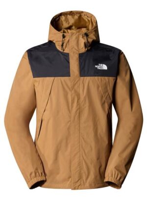 The North Face Mens Antora Jacket, Utility Brown / Black