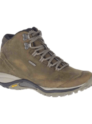 Vandrestøvler til dame - Merrell Siren Traveller 3 mid-cut - Læder - Brun