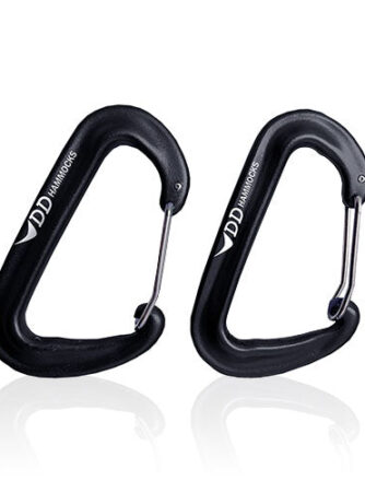 DD Hammocks Karabiner 2 stk - Sort eller Grøn