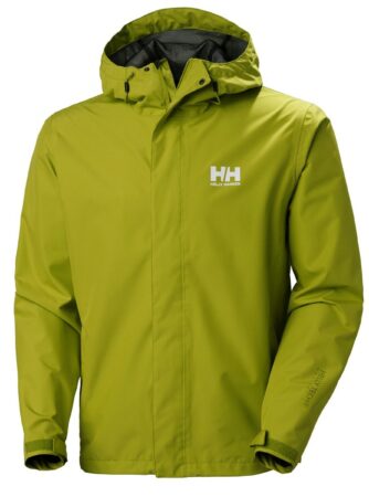 Helly Hansen Seven J Regnjakke Herre, olive green