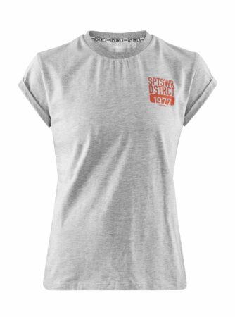 Craft - District clean tee Kvinder - Grey Melange S