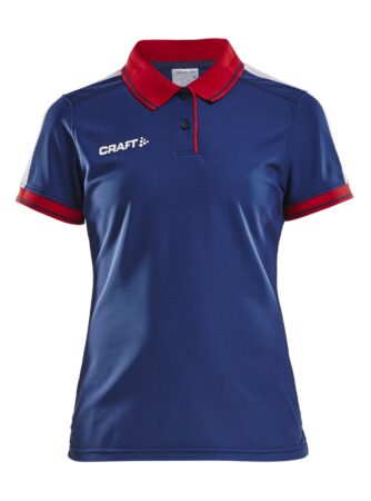 Craft - Pro Control Poloshirt Kvinder - Navy/Bright Red M