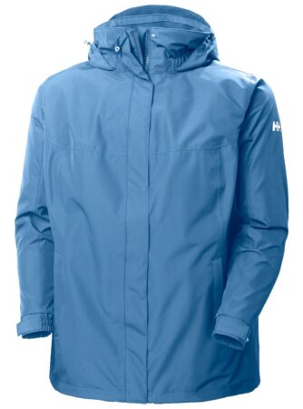 Helly Hansen Aden Plus, regnjakke, dame, plus size, blå