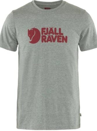 Fjällräven Logo T-Shirt Herre / Mænd-Grå-2XL - T-Shirt, Polo-shirt