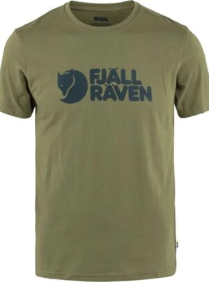 Fjällräven Logo T-Shirt Herre / Mænd-caper Grøn-L - T-Shirt, Polo-shirt