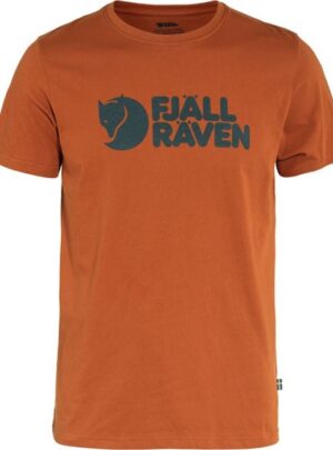 Fjällräven Logo T-Shirt Herre / Mænd-terracotta Brun-L - T-Shirt, Polo-shirt