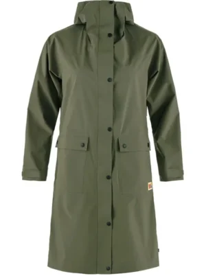 Fjällräven Rain Parka Kvinder / Damer-laurel Grøn-L - Regntøj, poncho