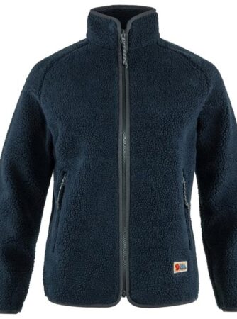 Fjällräven Vardag Pile Fleece Kvinder / Damer-Mørkeblå-XL - Fleecejakker og softshell