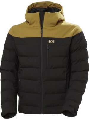 Helly Hansen Bossanova Puffy, jakke, herre, sort/lysebrun