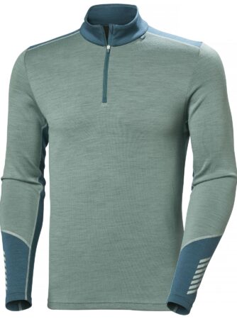 Helly Hansen Lifa Merino Midweight 1/2 Zip, herre, cactus