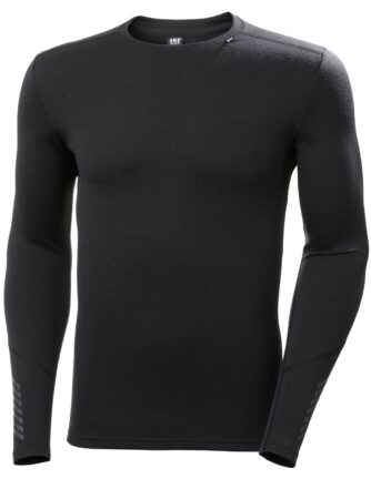 Helly Hansen Lifa Merino Midweight Crew, herre, sort