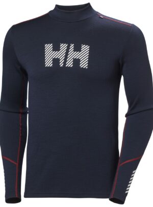 Helly Hansen Lifa Merino Midweight Logo, herre, navy