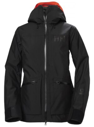 Helly Hansen Powderqueen 3.0, skijakke, dame, sort