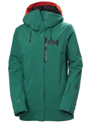 Helly Hansen Powshot, skijakke, dame, grøn