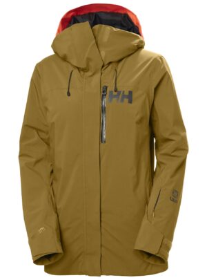 Helly Hansen Powshot, skijakke, dame, lysebrun