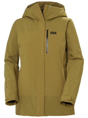 Helly Hansen Snowplay Long Ins, skijakke, dame, lysebrun