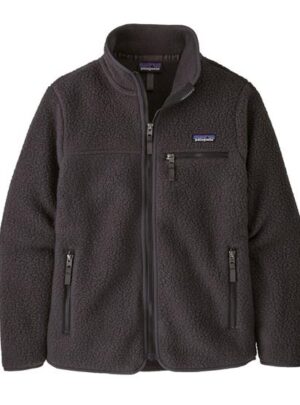 Patagonia Womens Retro Pile Jacket, Ink Black