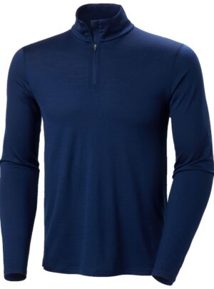 Helly Hansen HH Merino 1/2 Zip, herre, mørkeblå