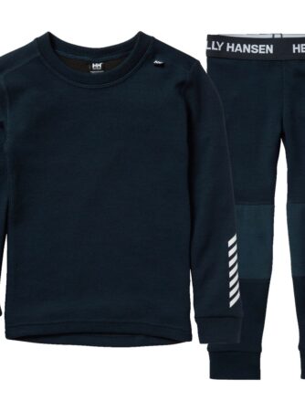 Helly Hansen K Lifa Merino, sæt, børn, navy