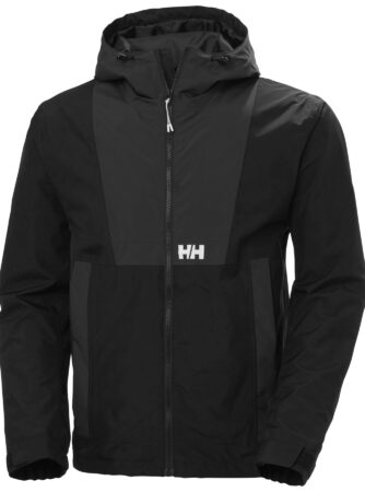 Helly Hansen Rig, regnjakke, herre, sort