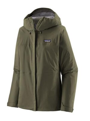 Patagonia Womens Torrentshell 3L Rain Jacket, Pine Needle Green