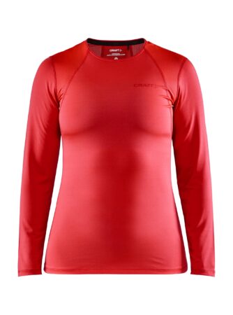 Craft - ADV Essence LS Tee Kvinder - Bright Red XS