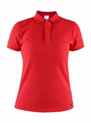 Craft - Casual Polo Pique Kvinder - Bright Red S