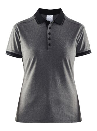 Craft - Noble Polo Pique Shirt Kvinder - Darkgrey Melange S