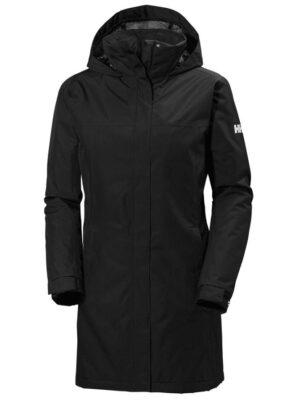 Helly Hansen Aden Long Insulated regnfrakke, sort