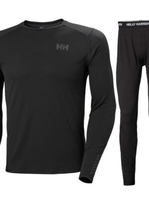 Helly Hansen Lifa Active skiundertøj, sæt, herre, sort