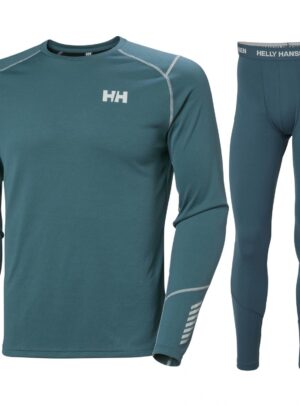 Helly Hansen Lifa Active skiundertøj, sæt, herre, turkisgrøn