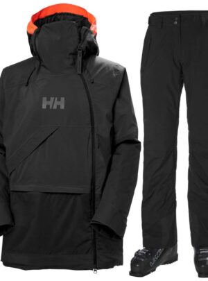 Helly Hansen Powchaser/Legendary skisæt, dame, sort