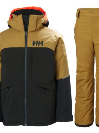 Helly Hansen Summit/Legendary skisæt, junior, sort/guld