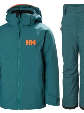 Helly Hansen Traverse/Legendary skisæt, junior, grøn