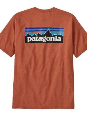 Patagonia Mens P-6 Logo Responsibili-Tee, Redtail Rust