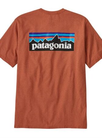 Patagonia Mens P-6 Logo Responsibili-Tee, Redtail Rust