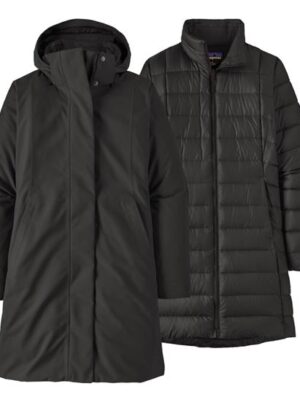 Patagonia Womens Tres 3-in-1 Parka, Black