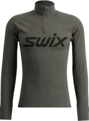 Swix RaceX Merino Half Zip, herre, grøn