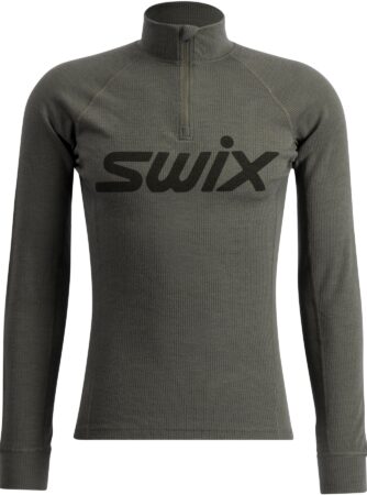 Swix RaceX Merino Half Zip, herre, grøn