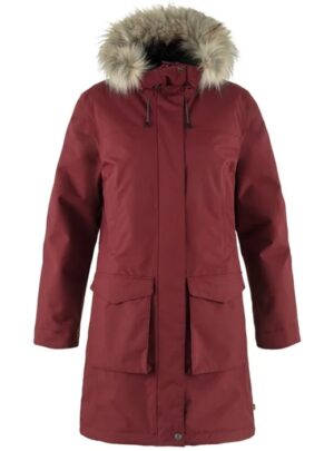 Fjällräven Nuuk Lite Parka Kvinder / Damer-Rød Rød-XS - Vinterjakker