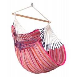 Habana Flamingo - Organic Cotton Comfort Hammock Chair - Hængekøje