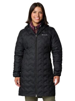 Columbia Delta Ridge II Long Down Jacket Womens, Black