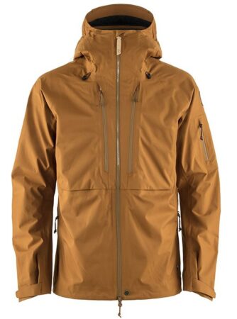 Fjällräven Keb Eco Shell Jacket Herre / Mænd 30.000mm-chestnut-L - Regntøj, poncho