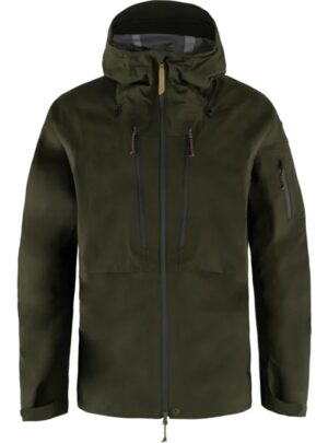 Fjällräven Keb Eco Shell Jacket Herre / Mænd 30.000mm-deep Grøn-2XL - Regntøj, poncho