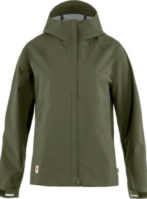 Black Friday Fjällräven HC Hydratic Trail Jacket Kvinder / Damer-laurel Grøn-XS - Regntøj, poncho