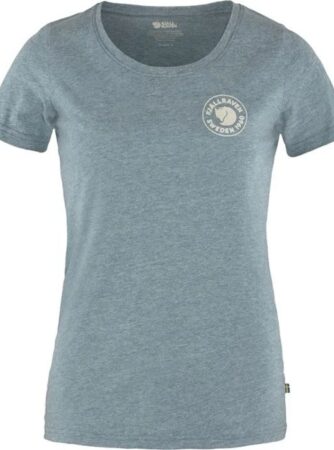 Fjällräven 1960 Logo T-Shirt Woman-Blå Blå melange-M - T-Shirts