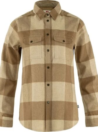 Fjällräven Canada Shirt Kvinder / Damer-Grønwheat Brun-2XL - Fleecejakker og softshell