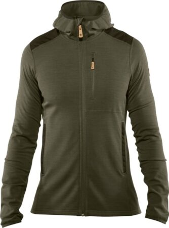 Fjällraven Keb Fleece Hoodie Herre Laurel Green - Deep Forrest XXL