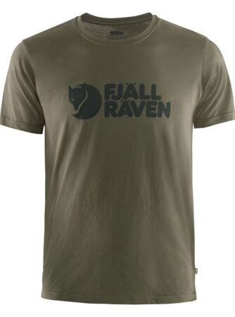 Fjällräven Logo T-Shirt Herre / Mænd-Grøn-2XL - T-Shirt, Polo-shirt