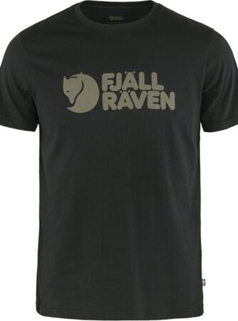 Fjällräven Logo T-Shirt Herre / Mænd-Sort-2XL - T-Shirt, Polo-shirt
